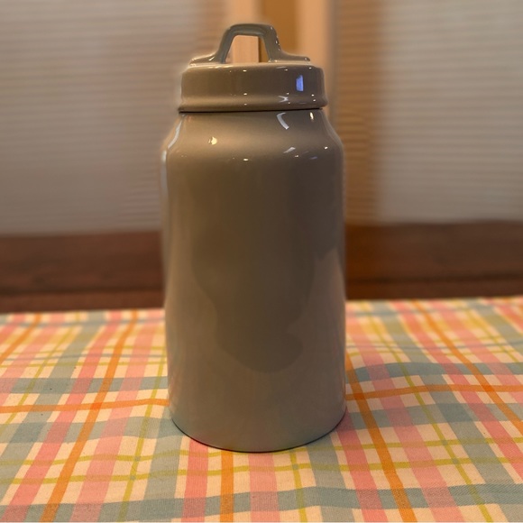 Rae Dunn Tall Blue Ceramic Happy Easter Canister Removable Lid, Easter Decor - Picture 10 of 16